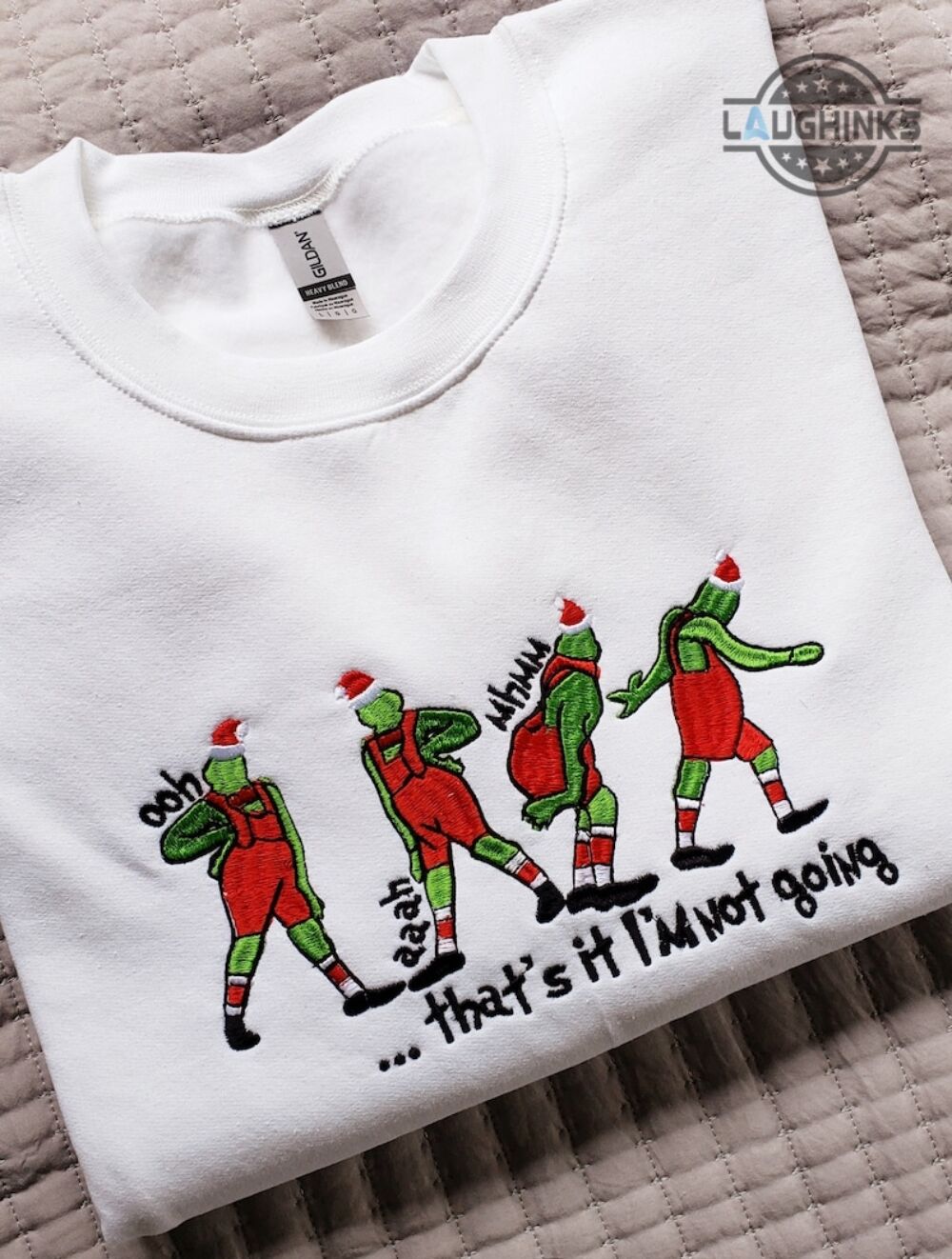 embroidered grinch sweatshirt t shirt hoodie unisex the the the the grinch christmas embroidery grinch stole christmas 2023 tshirt cindy lou who grinch costume laughinks 1