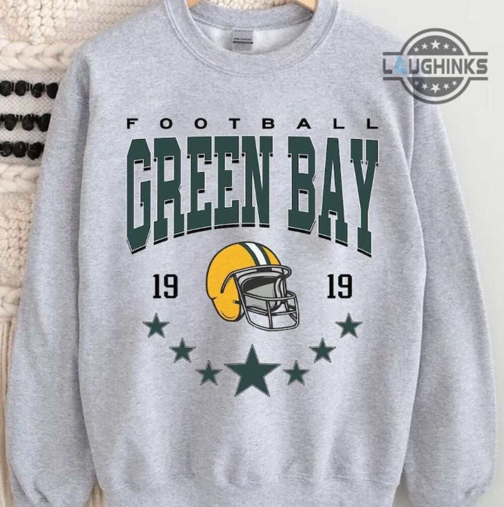 packers crewneck sweatshirt tshirt hoodie mens womens kids 90s vintage green bay football nfl shirts green bay packers game day gift for fan laughinks 1