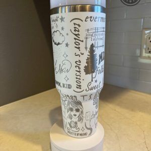 Lover Stanley Cup 40 Oz Taylor Swift Stanley Tumbler Dupe 40Oz The Eras  Tour Engraved Stainless Steel Tumbler Valentines Gift For Swifties -  Laughinks