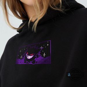 Purple gengar online hoodie