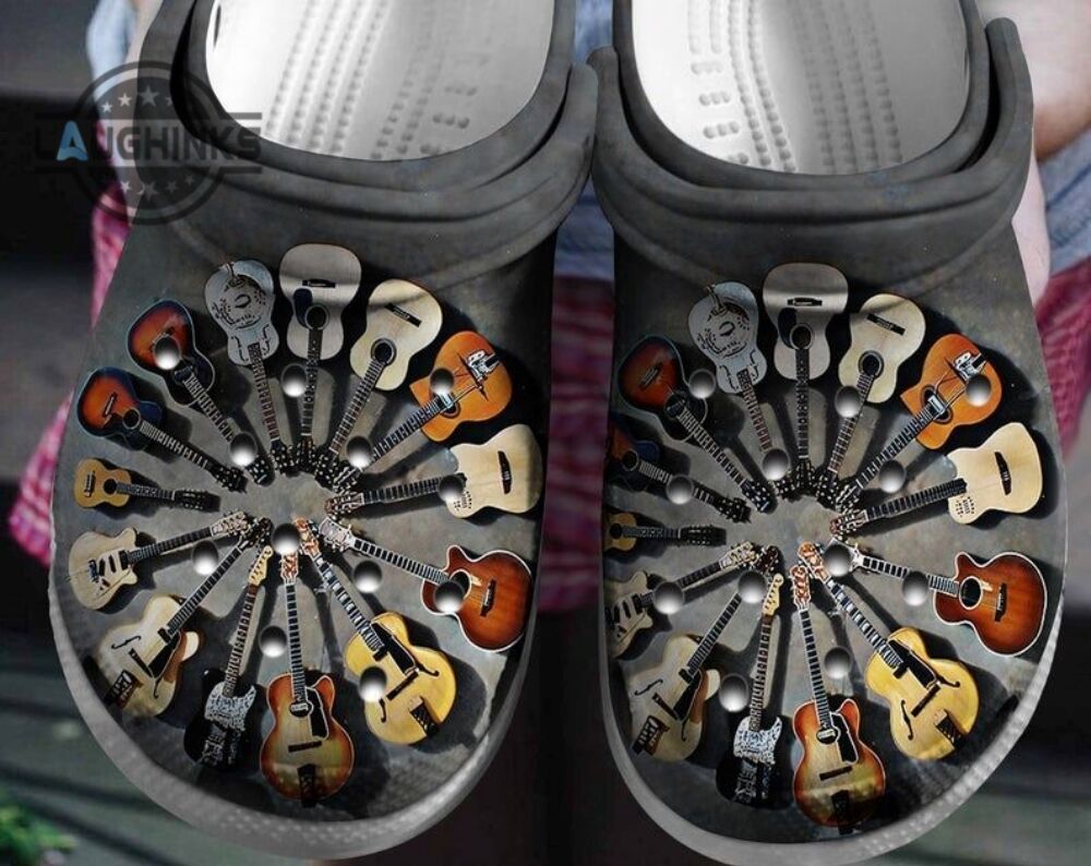 Guitar Lover Crocs Clog Shoes Funny Famous Footwear Slippers